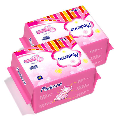 Menstrual夜使用生理用ナプキンの生物分解性の自然で柔らかい綿の女らしいパッド