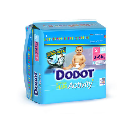 DODOTの新生の通気性の使い捨て可能なおむつの柔らかさの100%の綿の赤ん坊のおむつ