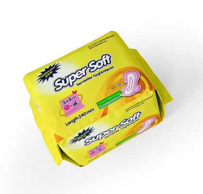 良い価格 高品質で安価 日用 透気型ポリマー 吸収性素材 青いプリント レディース 衛生用ナプキンパッド オンライン