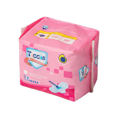 良い価格 女性のためのカスタマイズされた柔らかいMenstrualパッドの重い流れの綿の衛生パッド オンライン