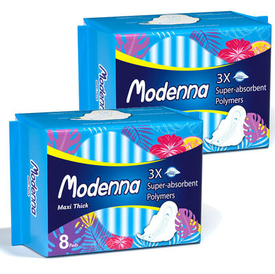 良い価格 Menstrual夜通しの生理用ナプキンの使い捨て可能な3D有機性綿のパンティーはさみ金 オンライン
