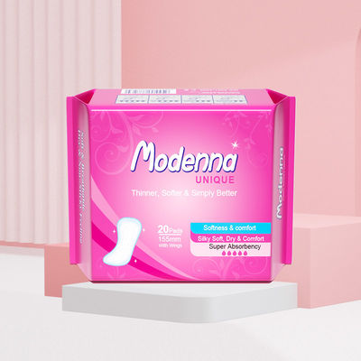 良い価格 柔らかい使い捨て用木製パルス 衛生用ナプキン 女性用綿パッド 超厚 オンライン
