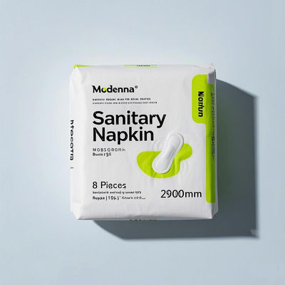 良い価格 天然の柔らかい有機綿 生理用生分解性 女性用パッド 経済的超吸収性 衛生用タオル 供給者 オンライン